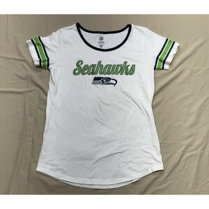NFL Team Apparel Youth Girls Seattle Seahawks Shirt Size XL